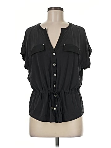 White House Black Market Short Sleeve Blouse (view 1)
