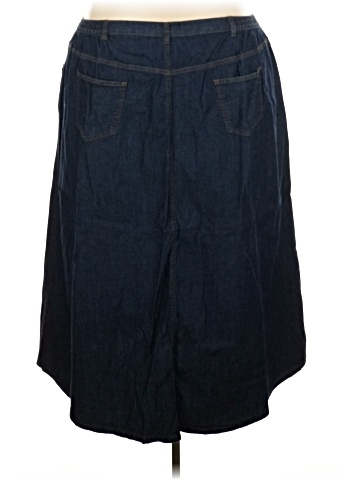 Roaman's Denim Skirt (view 2)
