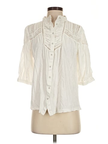 Sundance 3/4 Sleeve Button-Down Shirt (view 1)