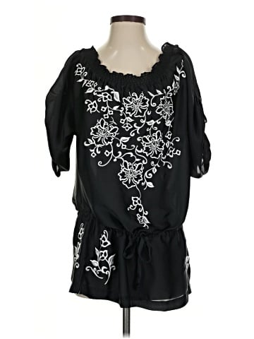 White House Black Market 3/4 Sleeve Blouse (view 1)