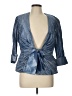 Alex Evenings Blue Jacket Size L - photo 1