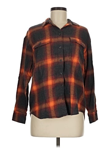 Old Navy 3/4 Sleeve Button-Down Shirt (view 1)