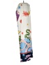 Evolution 100% Polyester Print Ivory Casual Pants Size L - photo 4