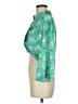 Zara 100% Polyester Green 3/4 Sleeve Blouse Size M - photo 5