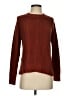 L.L.Bean Chevron-herringbone Burgundy Pullover Sweater Size S - photo 1