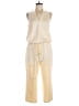 Tibi 100% Polyester Solid Ivory Jumpsuit Size M - photo 1