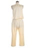 Tibi 100% Polyester Solid Ivory Jumpsuit Size M - photo 2
