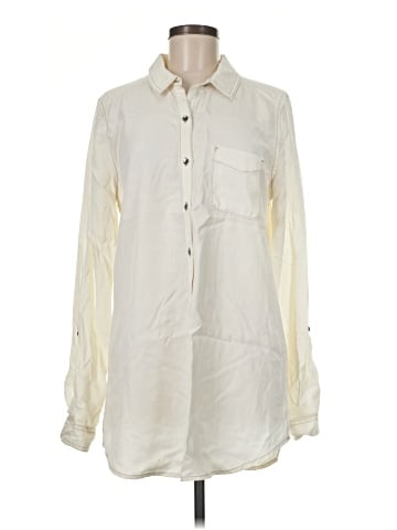 Halogen Long Sleeve Button-Down Shirt (view 1)