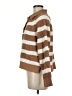 No Comment 100% Polyester Stripes Brown Pullover Sweater Size M - photo 5