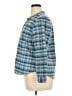 L.L.Bean Plaid Teal 3/4 Sleeve Button-Down Shirt Size XL - photo 5