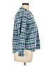 L.L.Bean Plaid Teal 3/4 Sleeve Button-Down Shirt Size XL - photo 4