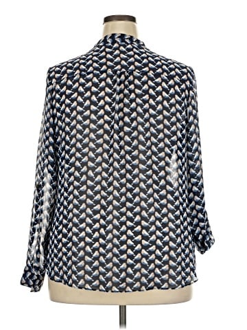 a.n.a. A New Approach Long Sleeve Blouse (view 2)