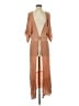 Easel 100% Rayon Tan Kimono Size S - photo 1
