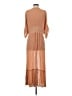 Easel 100% Rayon Tan Kimono Size S - photo 2
