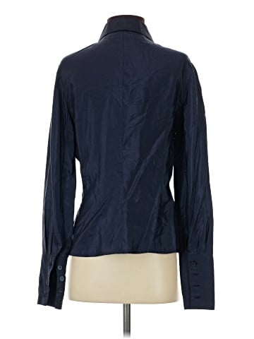 Richard Tyler Long Sleeve Silk Top (view 2)