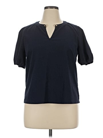MICHAEL Michael Kors Short Sleeve Blouse (view 1)