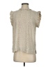 DR2 100% Polyester Ivory Sleeveless Blouse Size S - photo 1