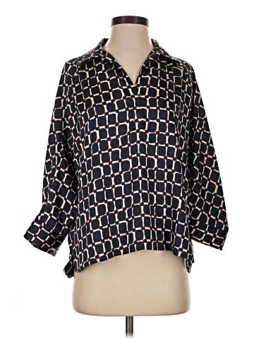 Gerard Darel 3/4 Sleeve Button-Down Shirt (view 1)