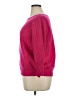 St. John Hearts Pink Wool Pullover Sweater Size XL - photo 5