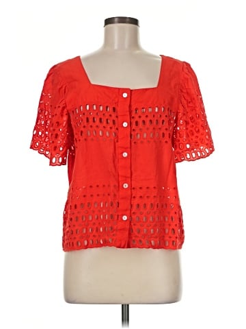 Calypso St. Barth Short Sleeve Blouse (view 1)