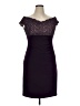 Xscape Purple Cocktail Dress Size 16 - photo 1