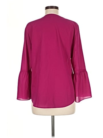 J.Crew Factory Store 3/4 Sleeve Blouse (view 2)