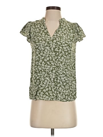 Ann Taylor LOFT Outlet Short Sleeve Blouse (view 1)