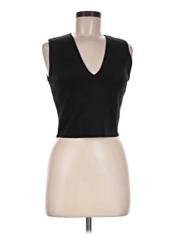 Zara W&B Collection Sleeveless T-Shirt (view 1)