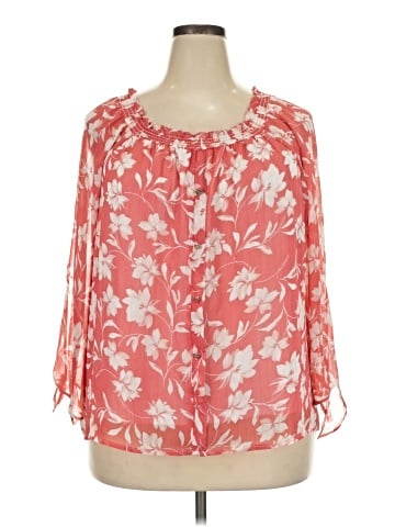 Adrienne Vittadini 3/4 Sleeve Blouse (view 1)