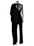 BCBGMAXAZRIA Polka Dots Black Jumpsuit Size 2 - photo 2