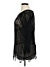 Lane Bryant 100% Polyester Black 3/4 Sleeve Top Size 14 - 16 Plus - photo 5