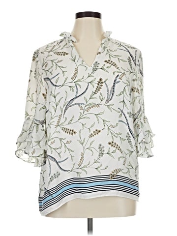 Ann Taylor Factory 3/4 Sleeve Blouse (view 1)