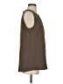 Soft Surroundings 100% Polyester Brown Sleeveless Blouse Size S - photo 4