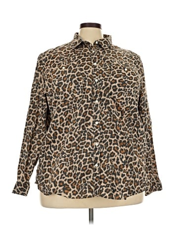 St. John's Bay Long Sleeve Blouse (view 1)