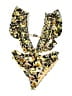 Something Navy Floral Yellow One Piece Swimsuit Size XL - photo 1