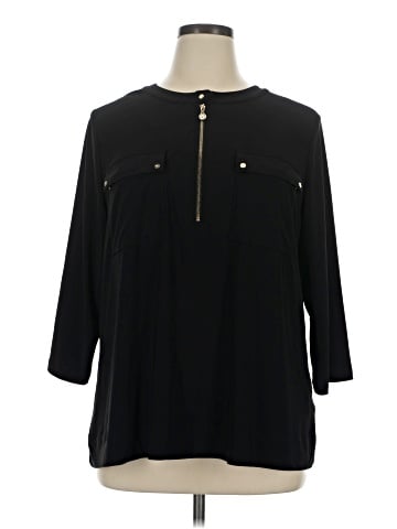 Anne Klein 3/4 Sleeve Blouse (view 1)