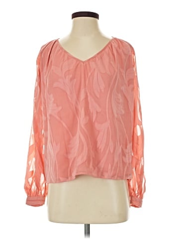 White House Black Market Long Sleeve Blouse (view 1)