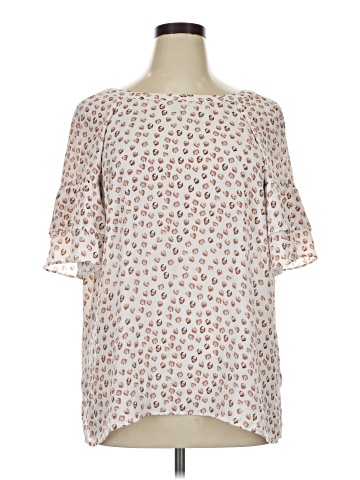 Ann Taylor LOFT Outlet Short Sleeve Blouse (view 1)