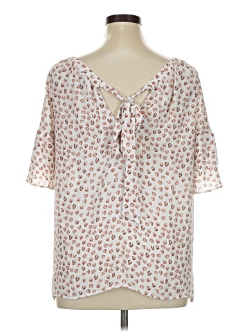 Ann Taylor LOFT Outlet Short Sleeve Blouse (view 2)