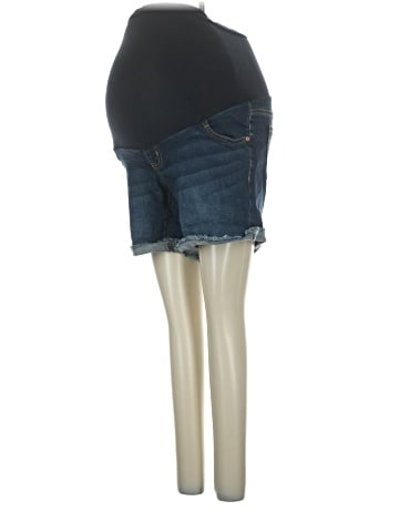 Indigo Blue Denim Shorts (view 1)