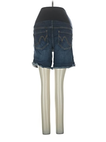Indigo Blue Denim Shorts (view 2)