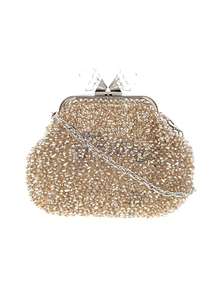 Pre-owned Anteprima Clutch In Gold