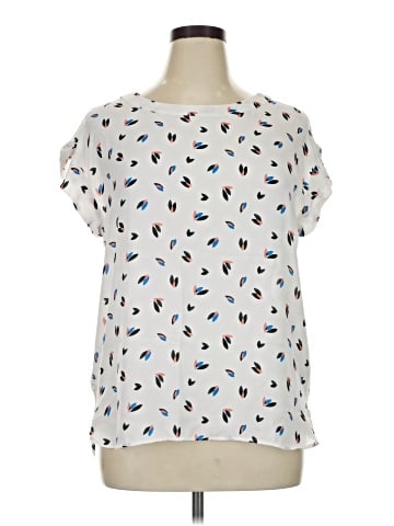 Ann Taylor Factory Short Sleeve Blouse (view 1)