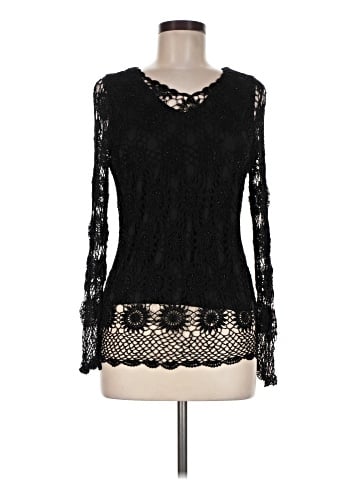 NY Collection Long Sleeve Top (view 1)