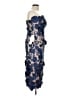 Atelier 100% Polyester Blue Cocktail Dress Size 12 - photo 4