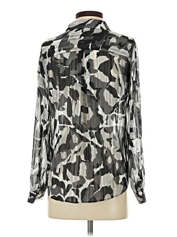 White House Black Market Long Sleeve Blouse (view 2)