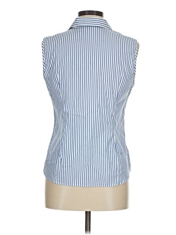 Jones New York Signature Sleeveless Button-Down Shirt (view 2)