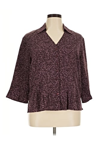 Norton McNaughton 3/4 Sleeve Blouse (view 1)