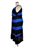 Catherines Stripes Blue Casual Dress Size 2X - photo 5