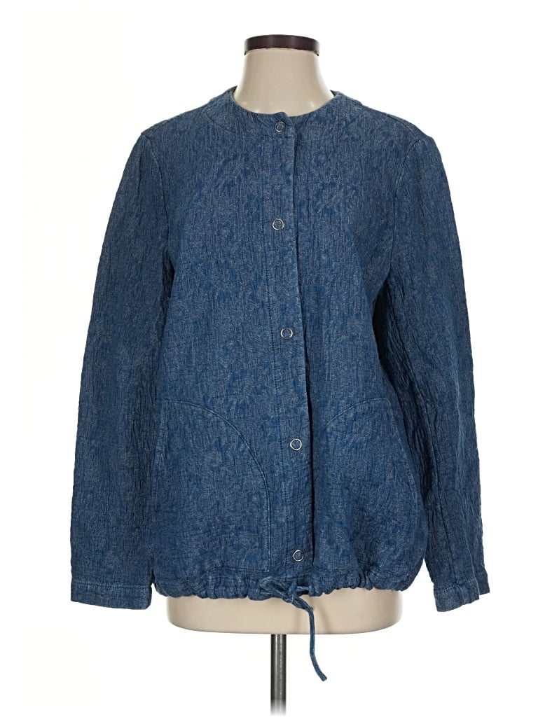 Pre-owned Purejill Denim Jacket In Blue